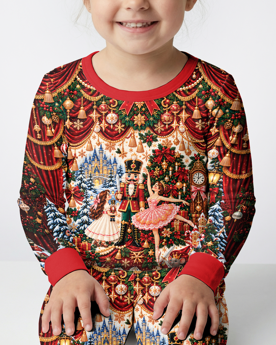 The Nutcracker's Christmas Bamboo Two Piece Long Sleeve Pajama Set