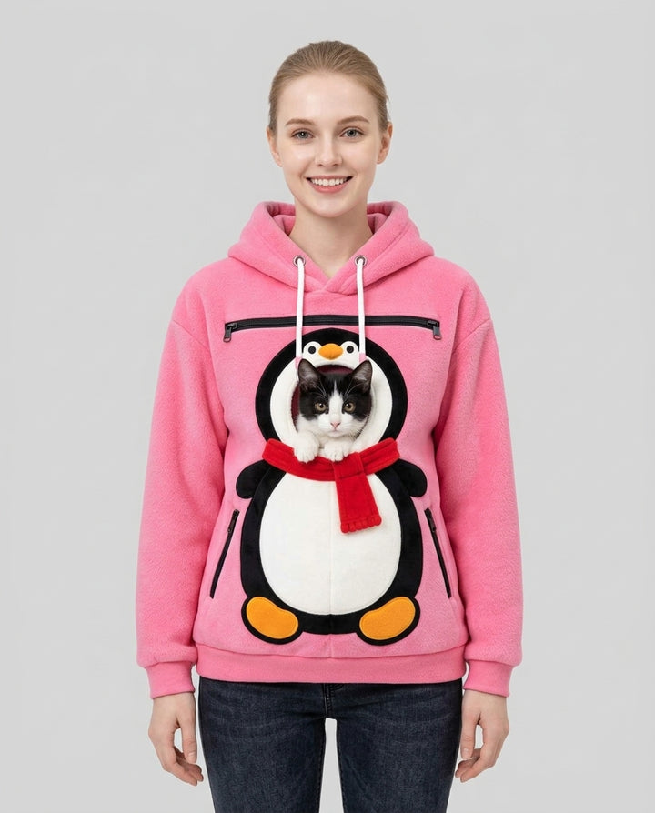 Penguin Animals Carrier Hoodie