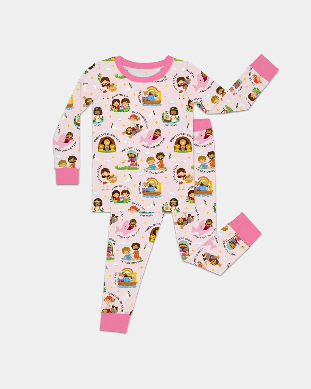 Bible Stories Bamboo Two Piece Long Sleeve Pajama Set