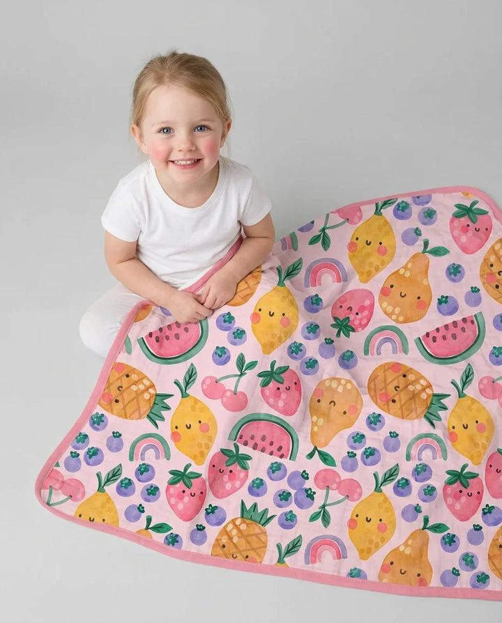 Fruitie Cuties Family Matching Bamboo Blanket