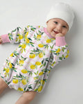Mediterranean Lemons Family Matching Bamboo Bubble Romper