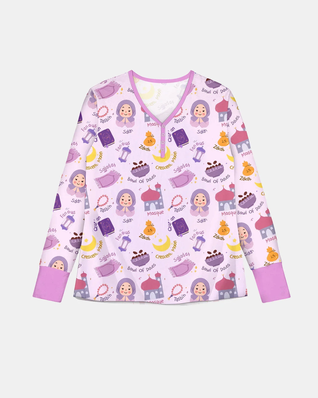 Happy Ramadhan Bamboo Women Pajama Set