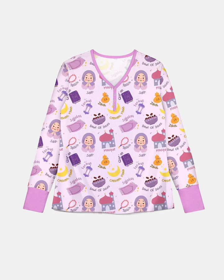 Happy Ramadhan Bamboo Women Pajama Set