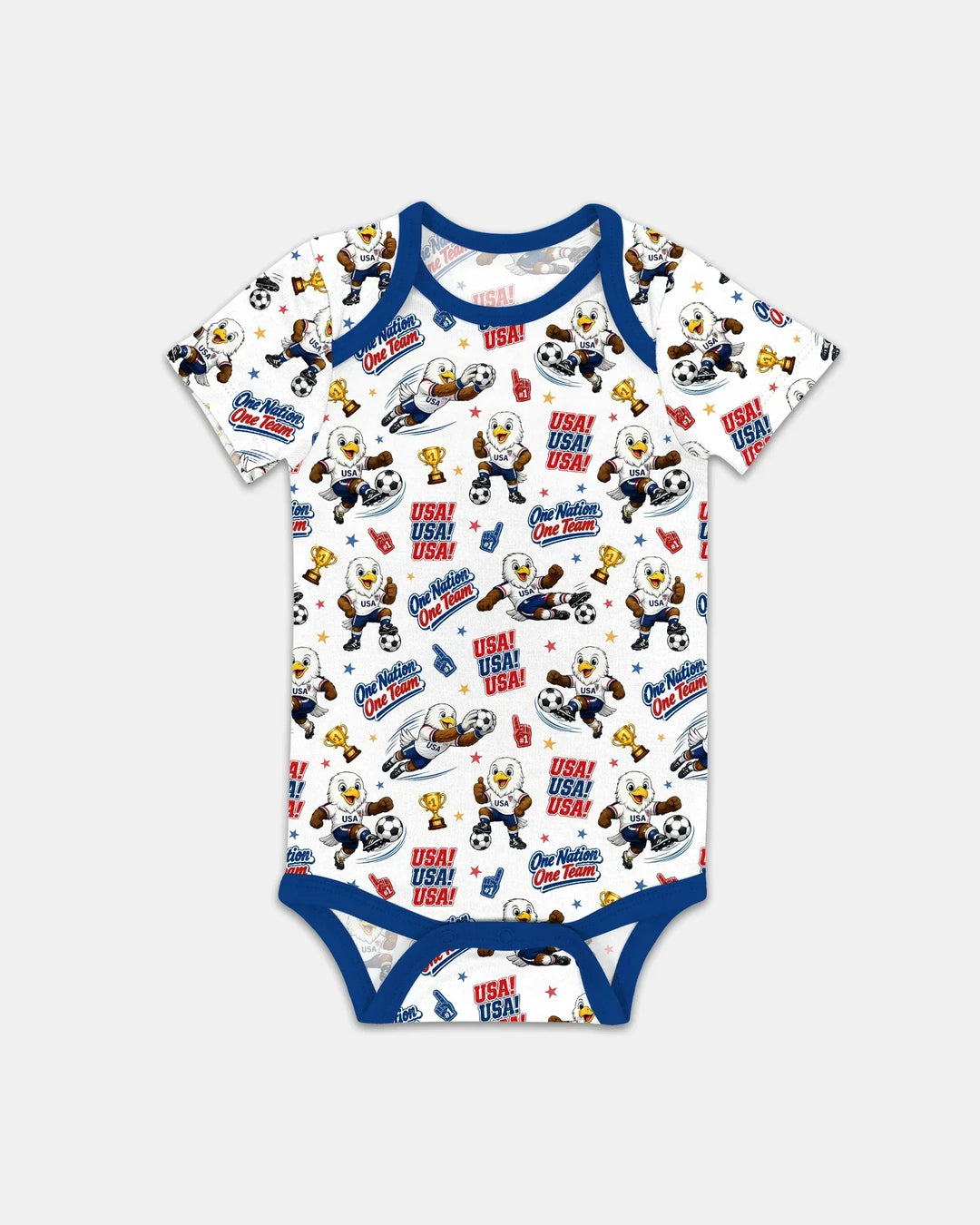 Soccer One Nation One Team Bamboo Bodysuit