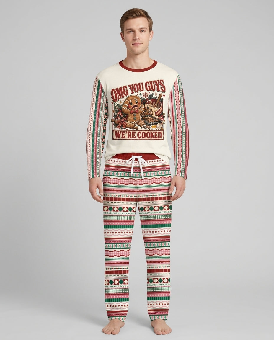 You Guys We're Cooked Bamboo Men's Pajama Set