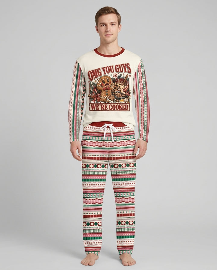 You Guys We're Cooked Bamboo Men's Pajama Set