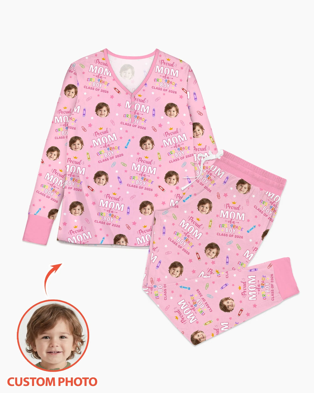 Proud Dad Mom Of Class Of 2026 Bamboo Women Pajama Set