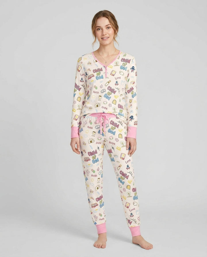 A Child Of God Family Matching Bamboo Women Pajama Set