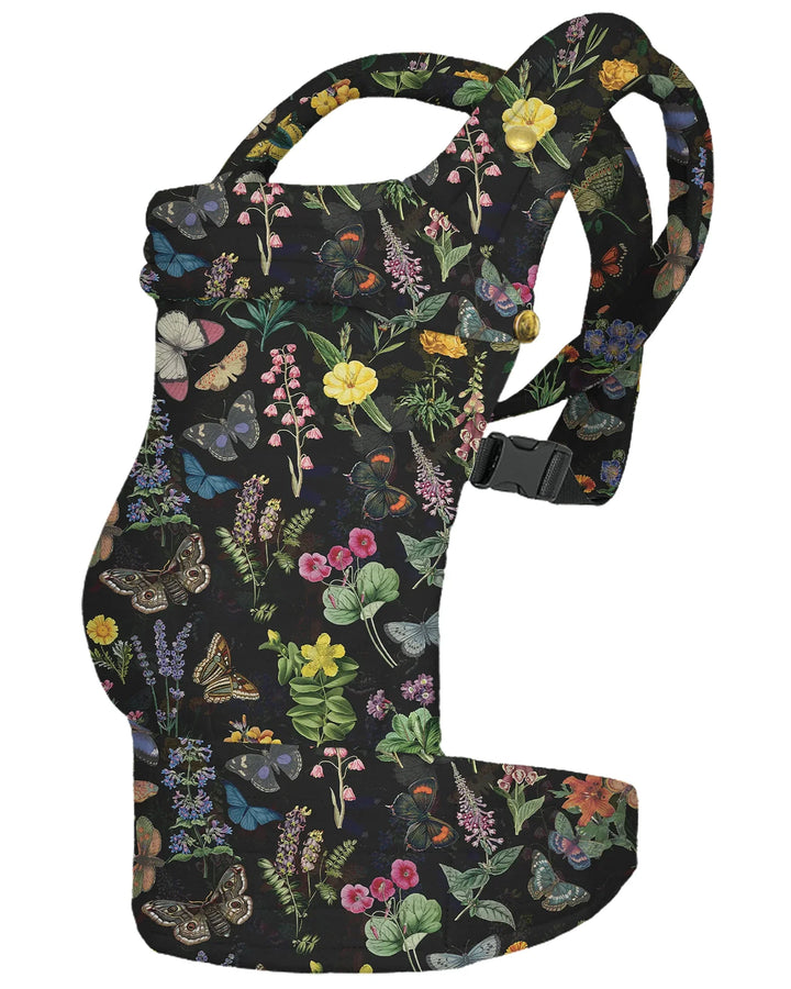 Midnight Botanical Butterfly Garden Baby Carrier