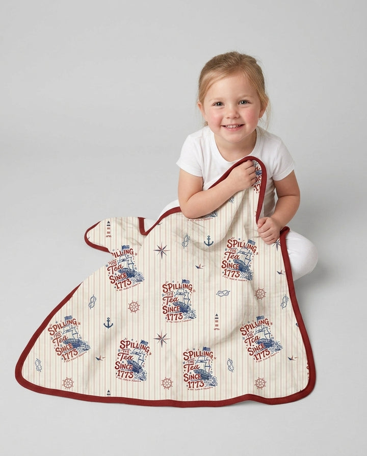 Spilling The Tea Since 1773 Family Matching Bamboo Blanket
