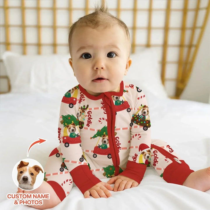 Custom Pet Photo Christmas Tikes Car Bamboo Convertible Zippy