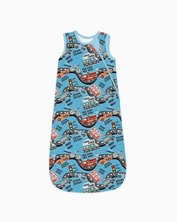 Zoom Zoom Beep Beep Bamboo Sleep Bag