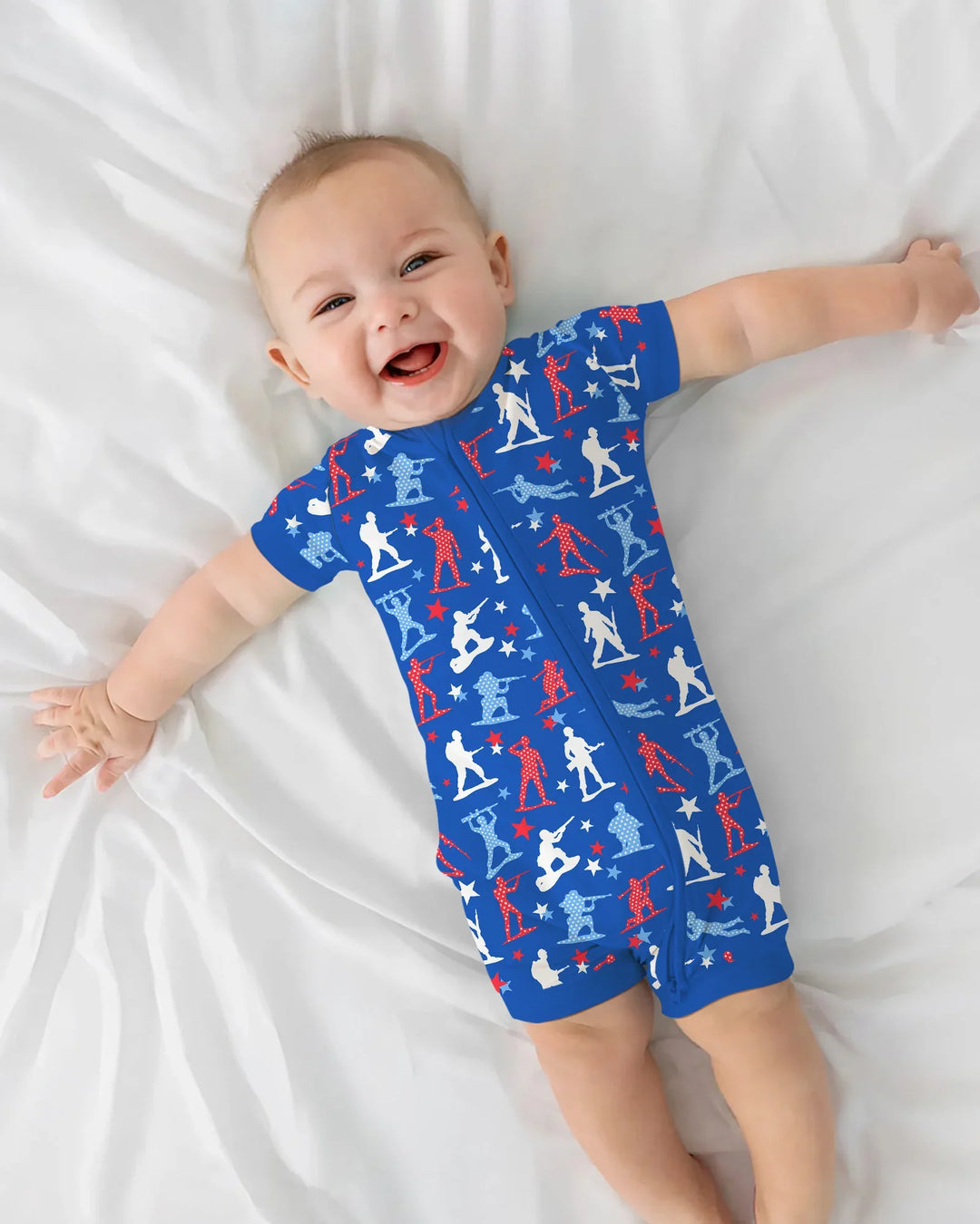 Army Toys 4th of July Bamboo Shorty Zippy