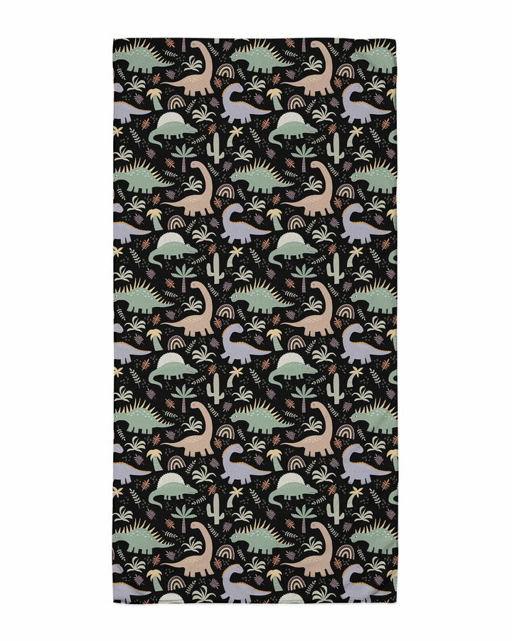 Navy Jurassic Jungle Bamboo Beach Towel