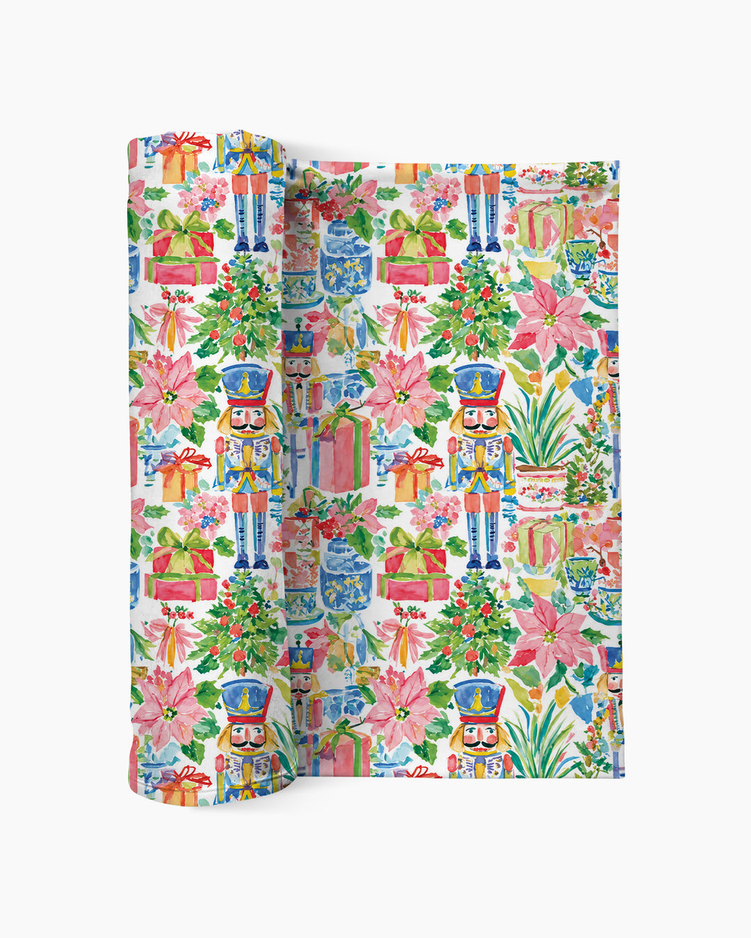 Watercolor Nutcracker Holiday Bamboo Swaddle Blanket