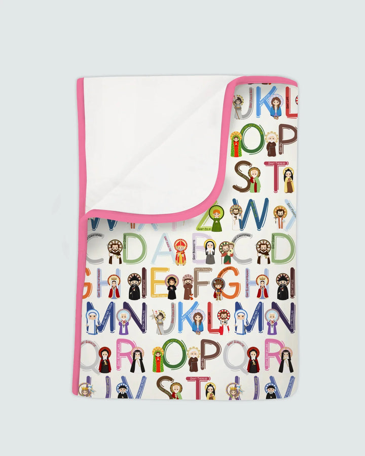 Saint ABCs Bamboo Blanket