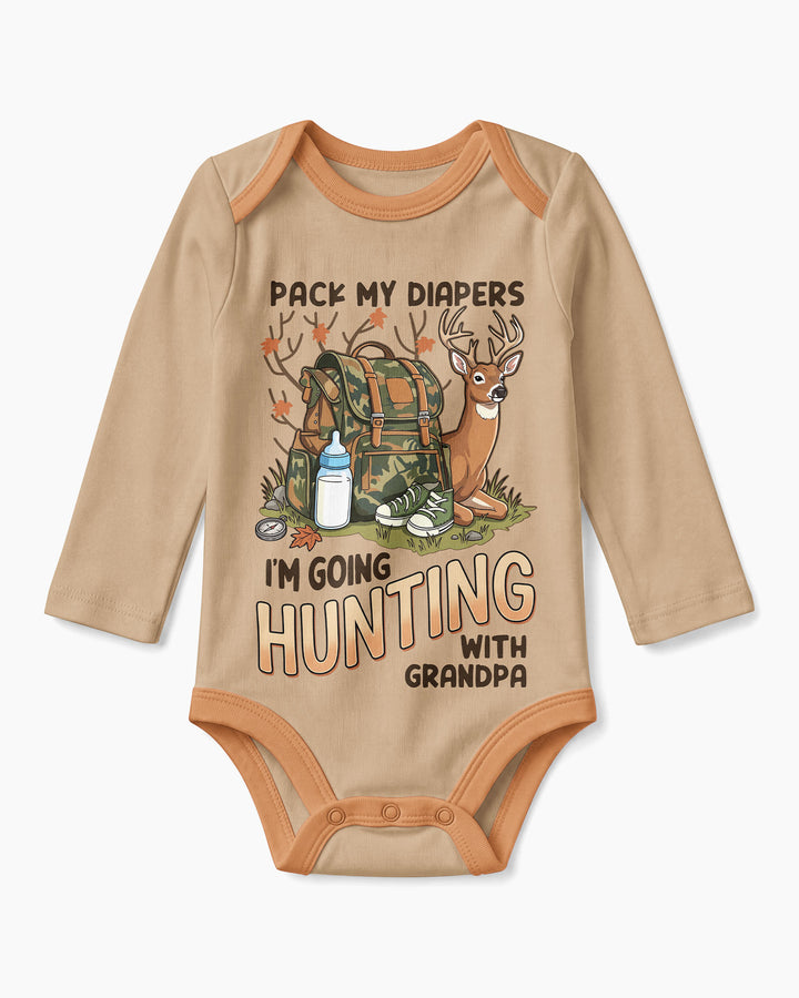 I Am Going Hunting Bamboo Bodysuit