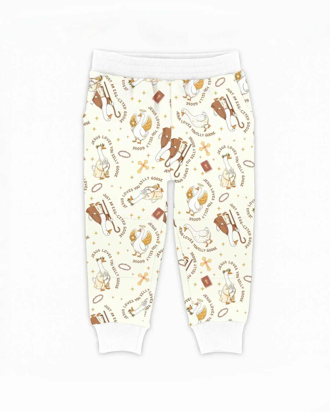 Jesus Loves You Silly Goose Bamboo Jogger