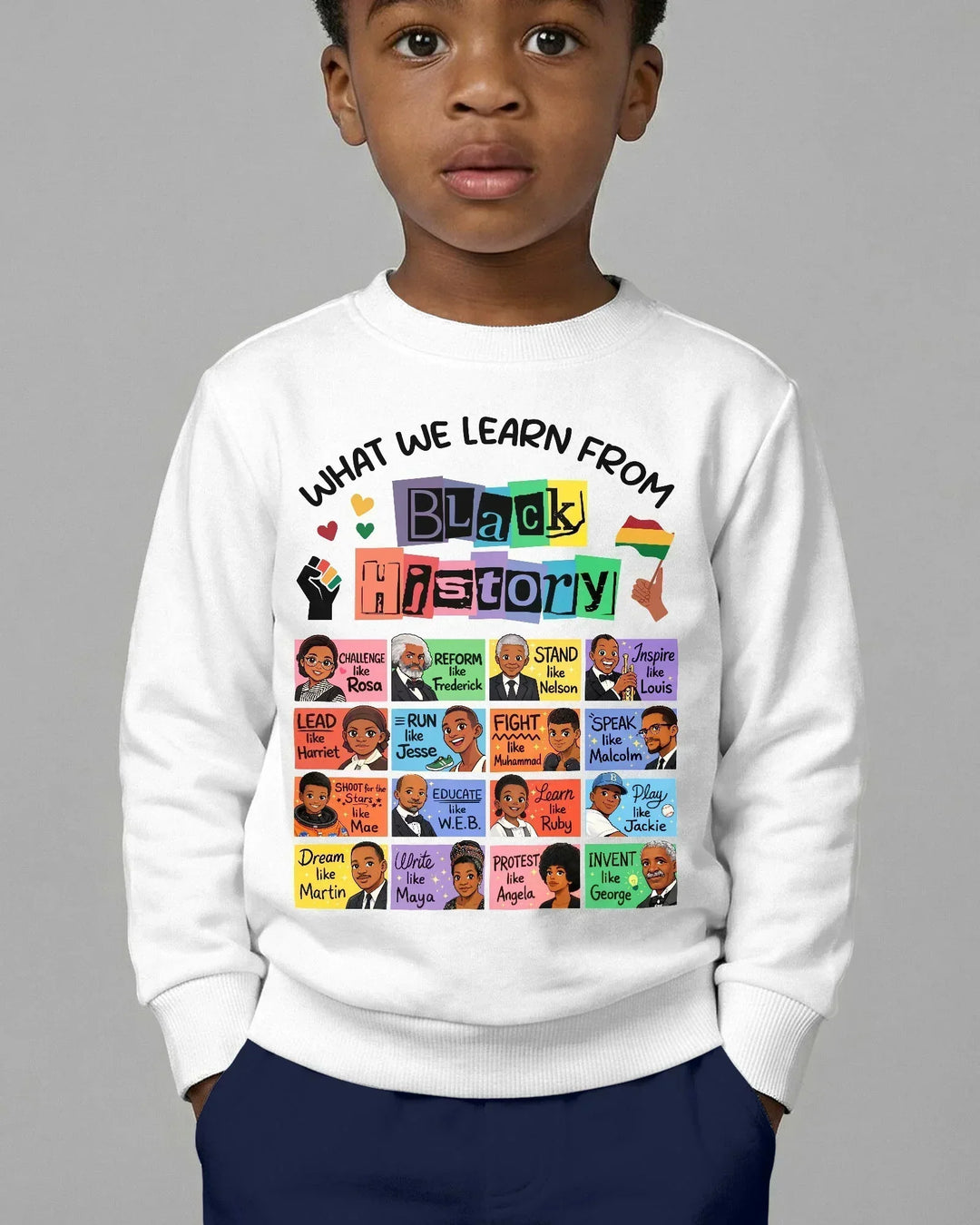 Black Month History Bamboo Crewneck Sweatshirt