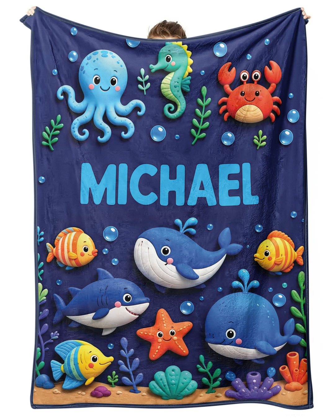 Woodland Animals Bamboo Blanket