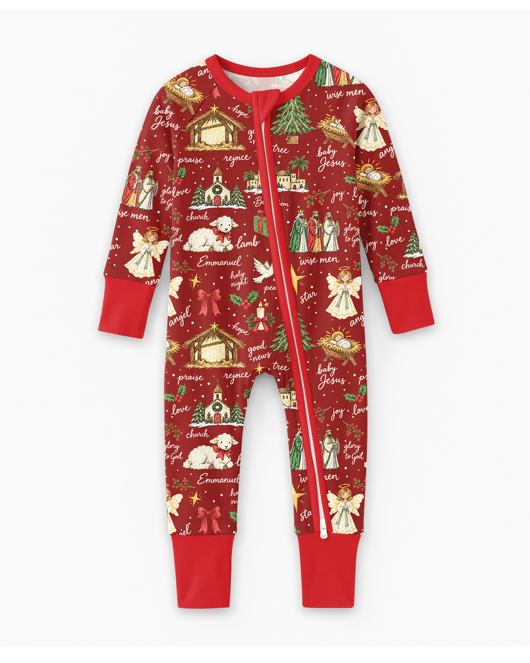 Tis The Season Family Matching Bamboo Convertible Zippy