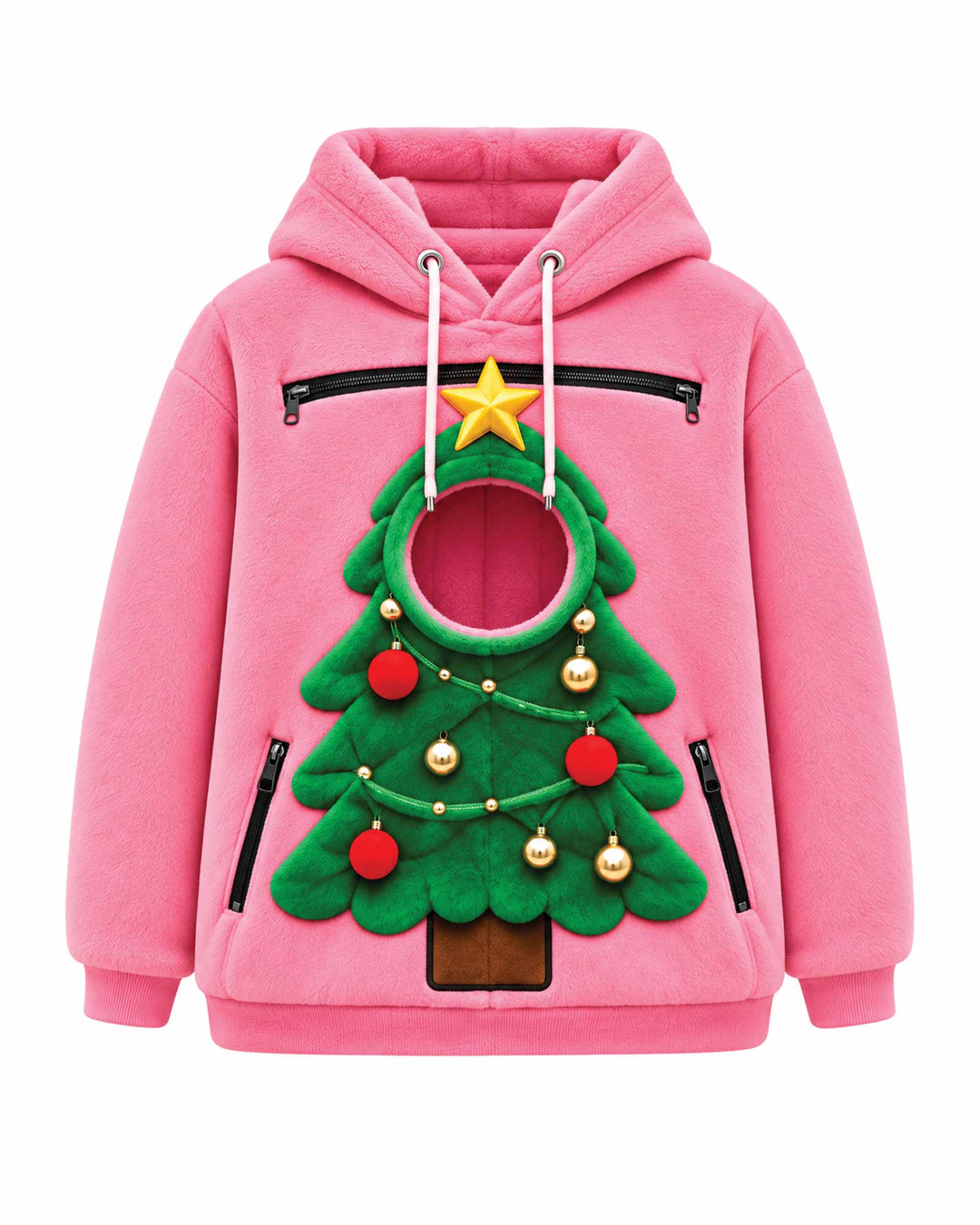 Christmas Tree Animals Carrier Hoodie