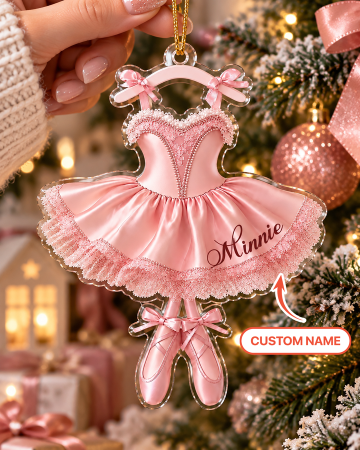 Sweet Ballerina Girls Acrylic Ornament