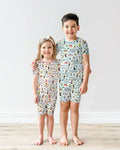 Catholic Saint Quotes Bamboo Two Piece Short Sleeve Shorts Pajama Set