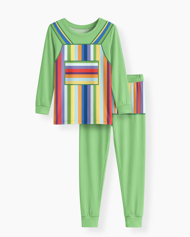 Template Bamboo Two Piece Long Sleeve Pyjamas Set
