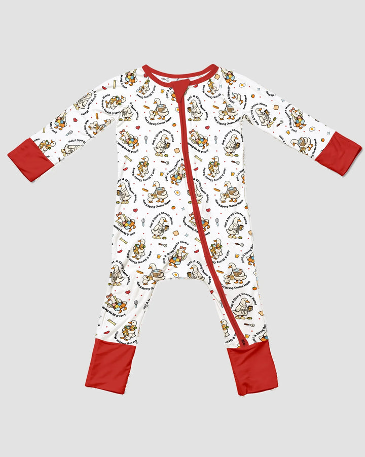 Just A String Cheese Mama Era Mommy & Me Bamboo Convertible Zippy