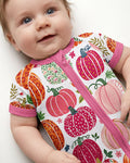Pumpkin Patch Party Bamboo Shorty Zippy