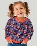 Halloween Multi Eyed Monsters Bamboo Crewneck Sweatshirt