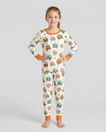 Template Bamboo Two Piece Long Sleeve Pyjamas Set