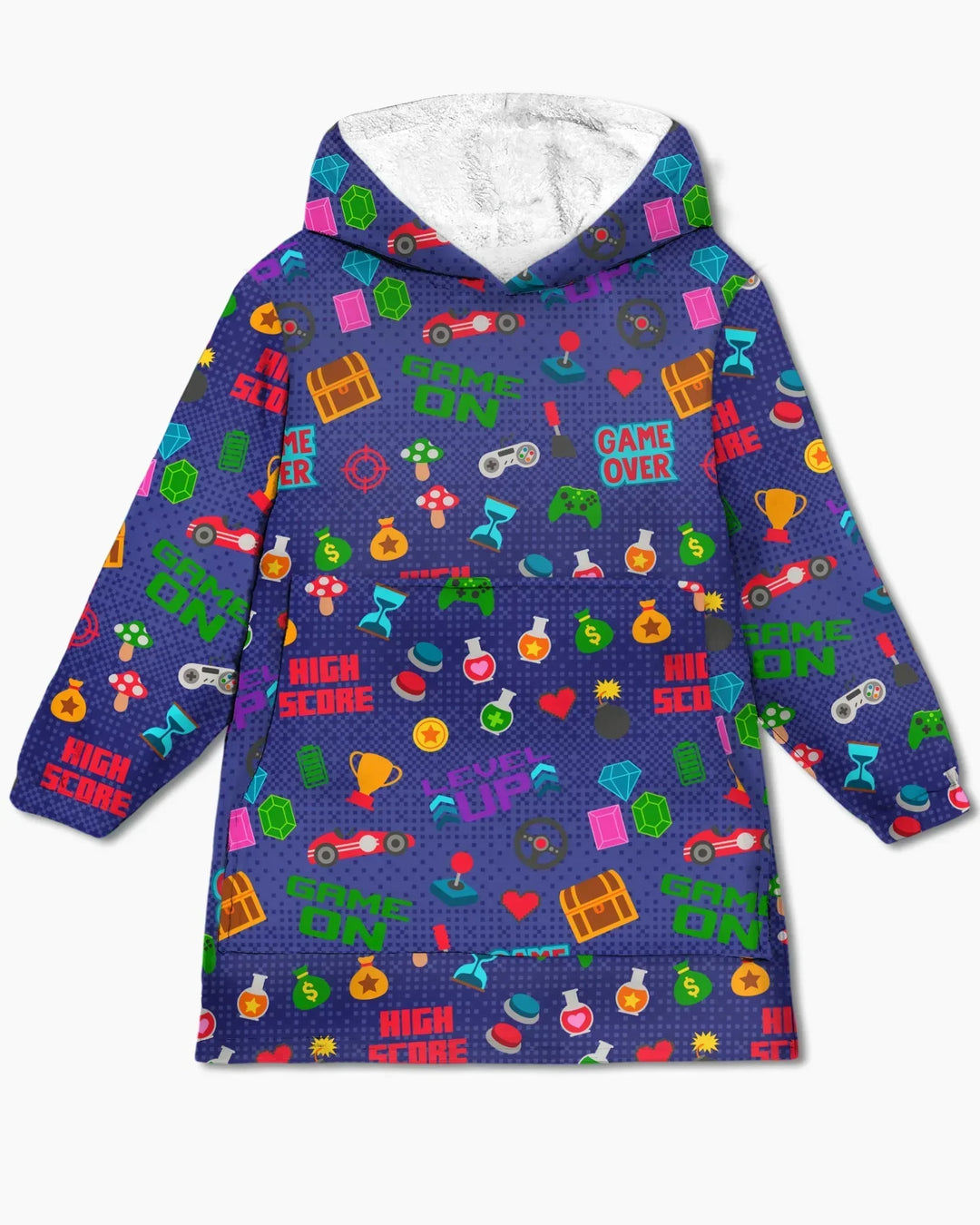 Gamer Mode On Family Matching Bamboo Blanket Hoodie