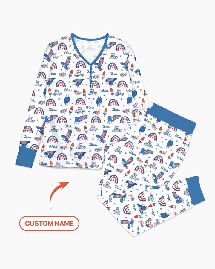 Long Live America Bamboo Women Pajama Set