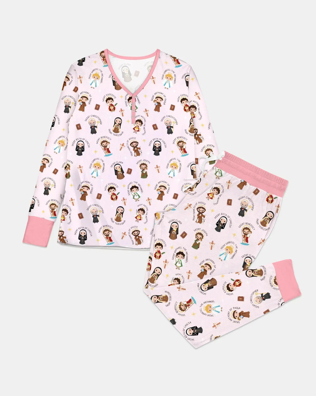 Saints in the Clouds Bamboo Women Pajama Set