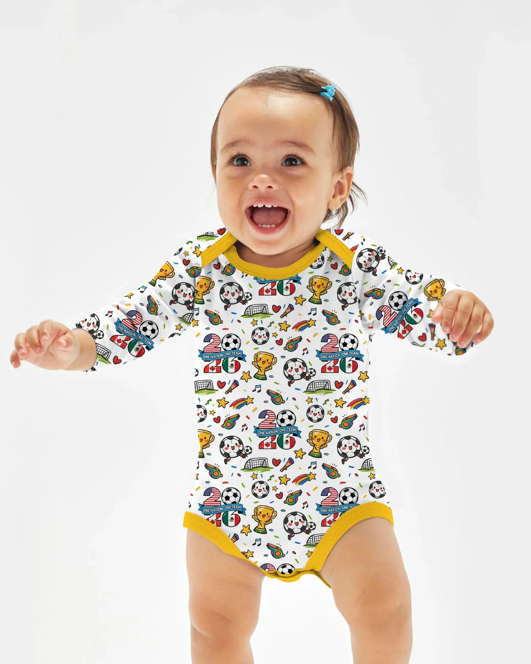 Soccer Fever 2026 Family Matching Bamboo Bodysuit