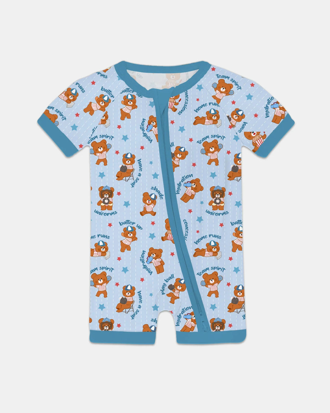 Born To Play Baseball Bamboo Shorty Zippy