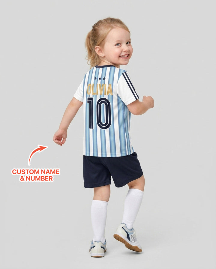 Custom Name Argentina Spirit Bamboo Two Piece Short Sleeve Shorts Pajama Set