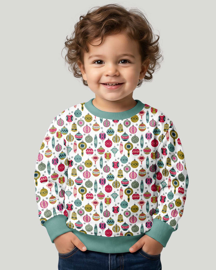 Tiny Christmas Ornaments Bamboo Crewneck Sweatshirt