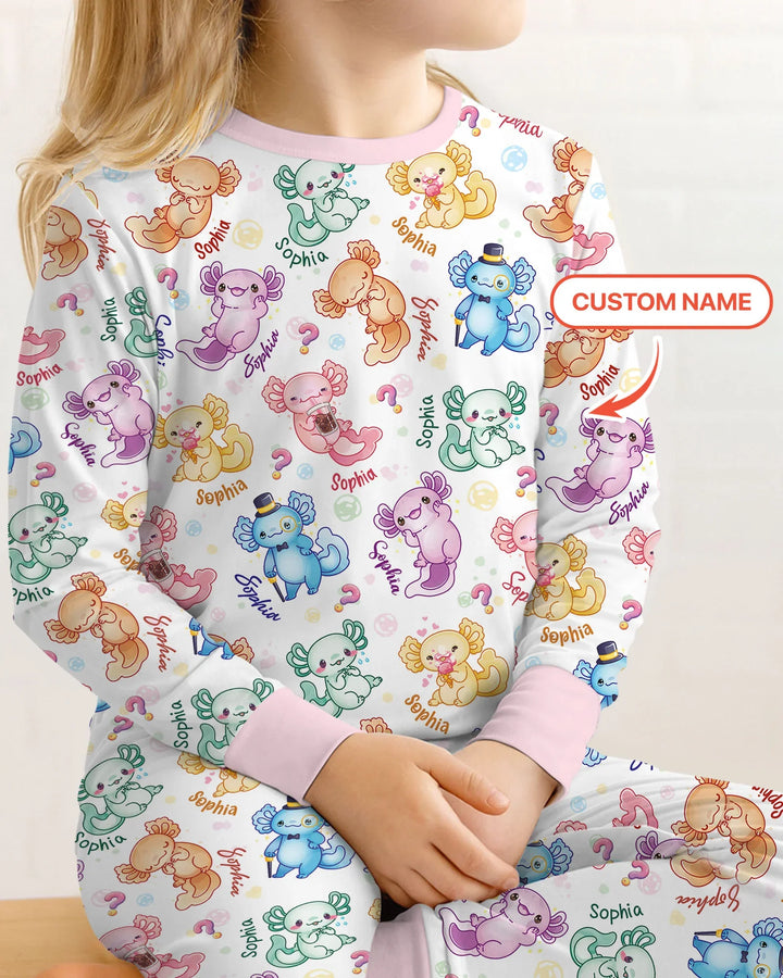 I Axololt Questions Bamboo Two Piece Long Sleeve Pajama Set