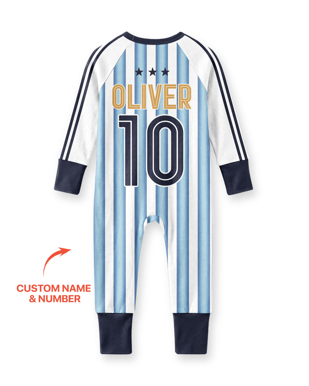 Custom Name Argentina Spirit Bamboo Convertible Zippy