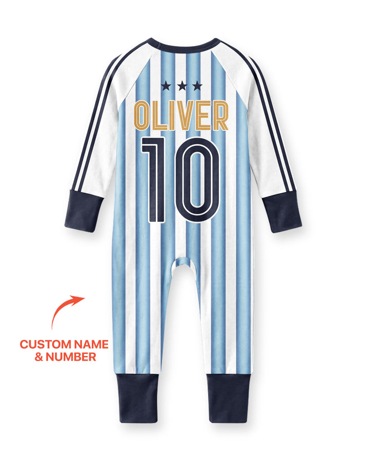 Custom Name Argentina Spirit Bamboo Convertible Zippy