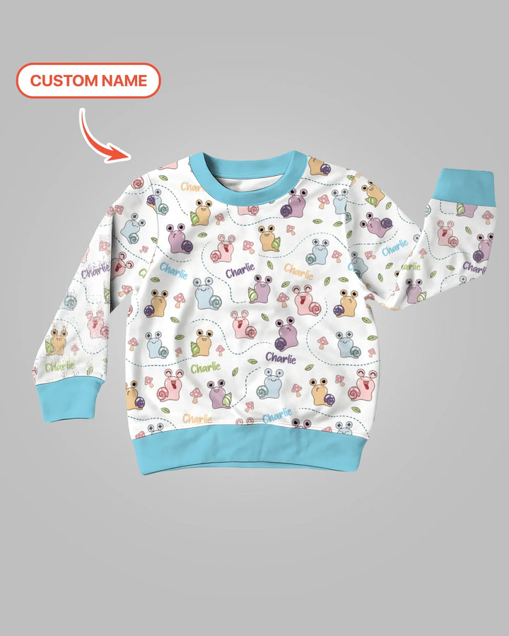 Custom Name Snailed it! Bamboo Crewneck Sweatshirt