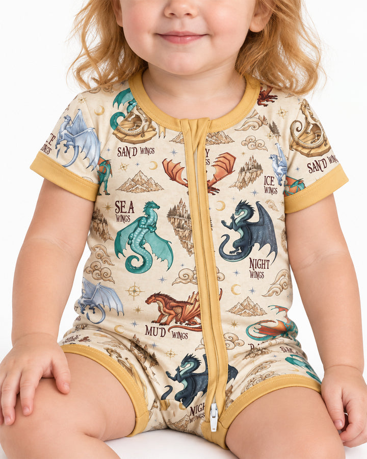 Elemental Dragons Bamboo Shorty Zippy