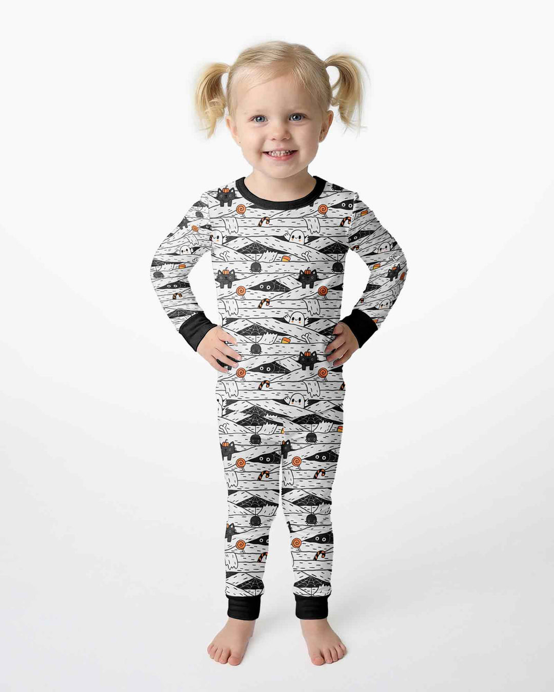 Template Bamboo Two Piece Long Sleeve Pyjamas Set