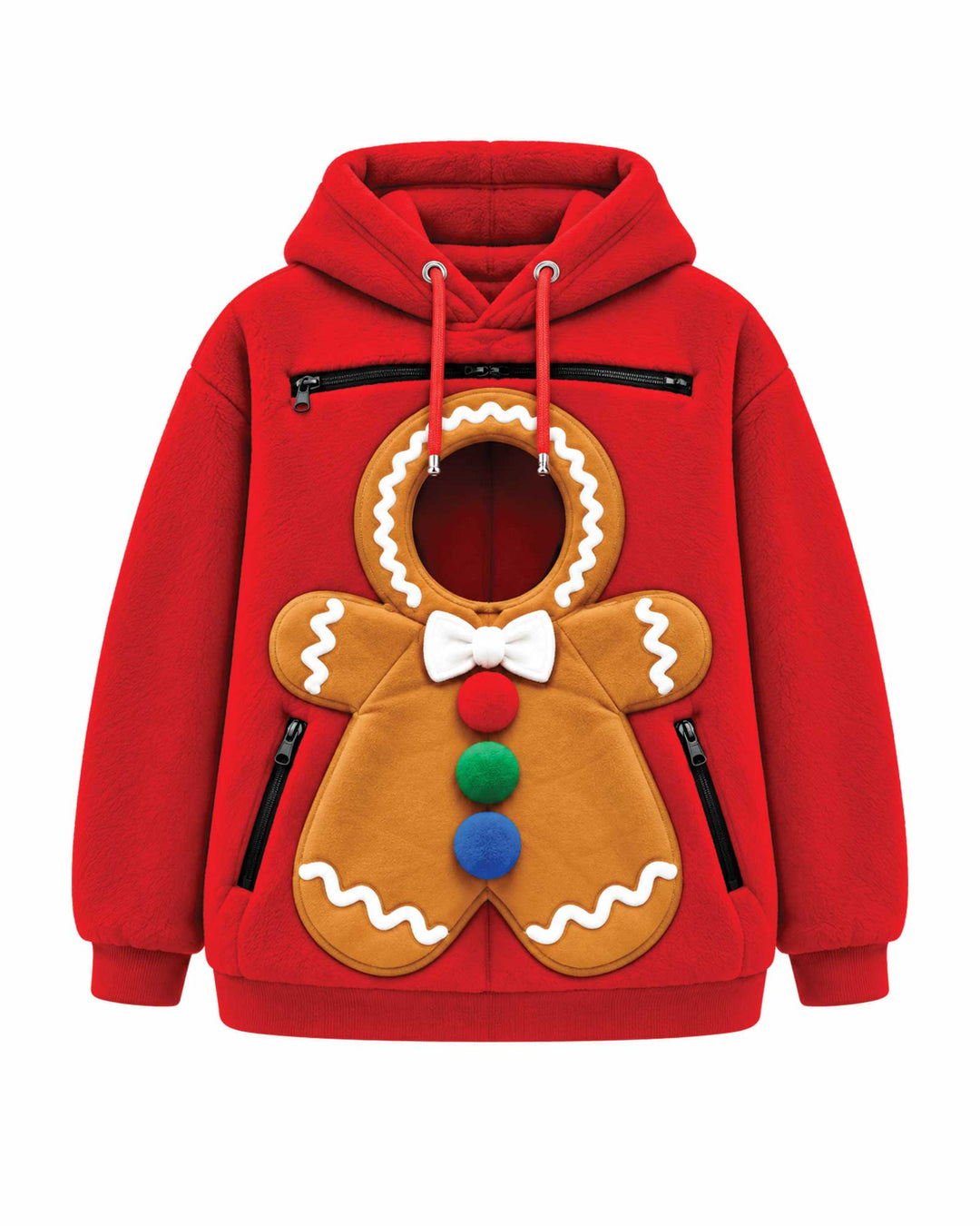 Gingerbread Animals Carrier Hoodie