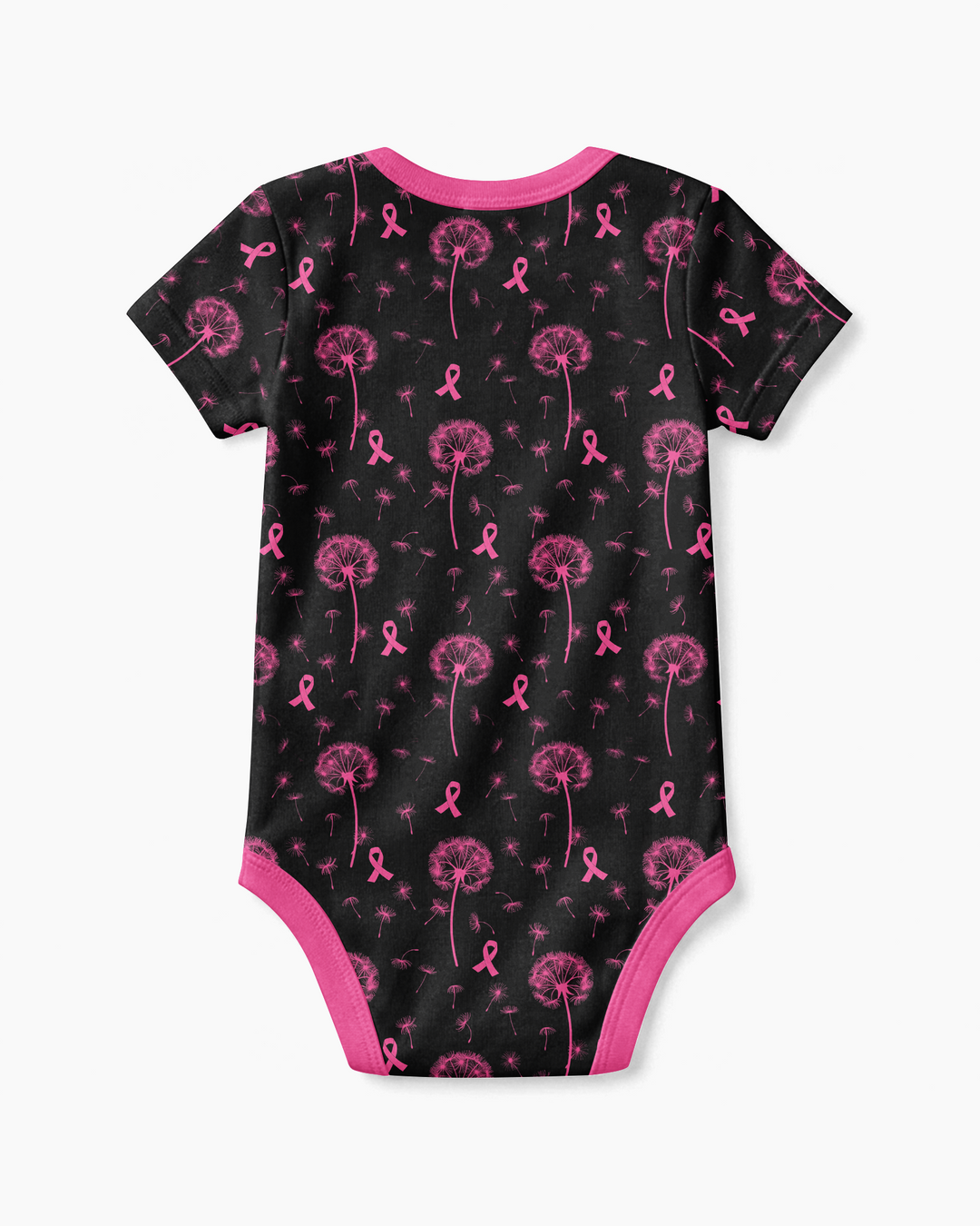 Dandelion Pink For Dad Bamboo Bodysuit