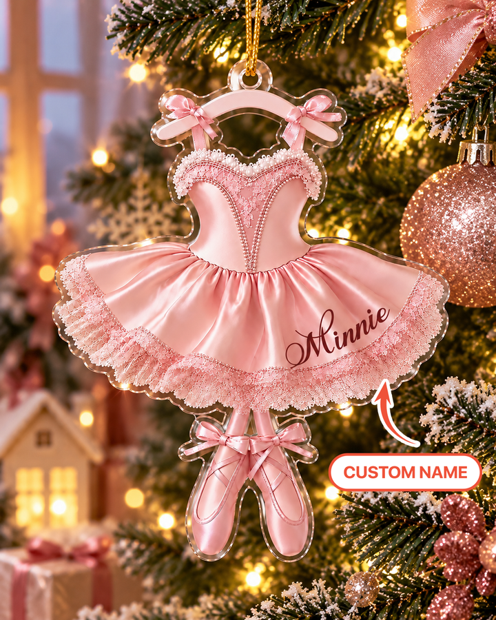 Sweet Ballerina Girls Acrylic Ornament