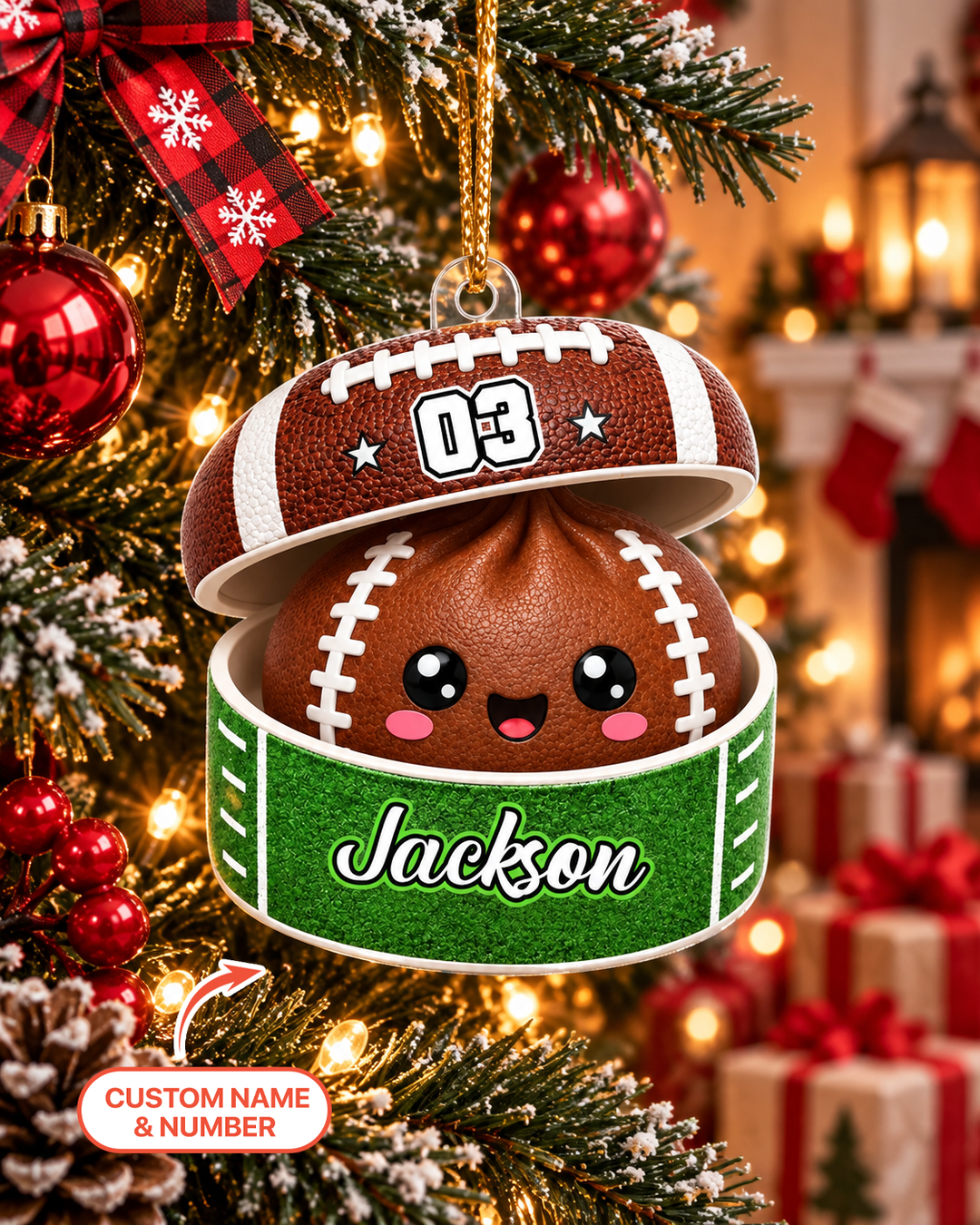Sports Dumpling Acrylic Ornament